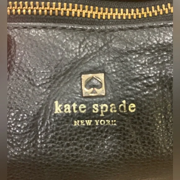 Kate Spade INSIDE PROJECT Grant Park Shelby Black Pebbled Leather Shoulder Bag - Picture 11 of 16